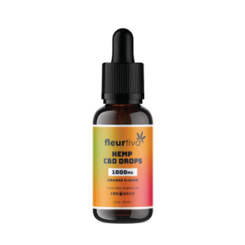Fleurtiva Hemp Drop - Orange Flavor - 1000mg